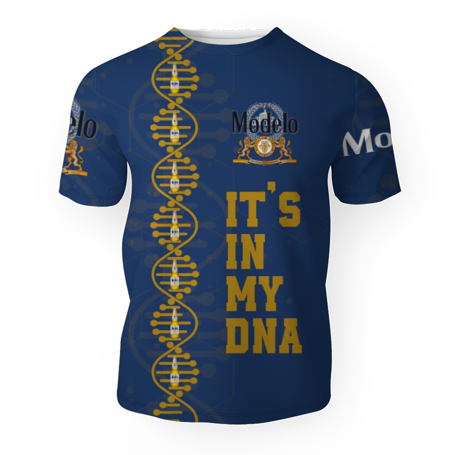 modelo its in my dna 3d unisex t shirt 1 Modelo It's In My DNA-3D Unisex T-Shirt - Image 1