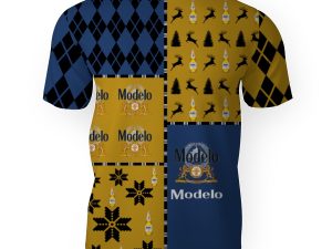 Modelo Merry Christmas And -3D Unisex T-Shirt - Image 1