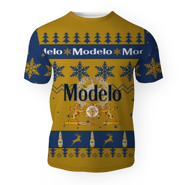 Modelo Merry Christmas Unisex Gift Fan-3D Unisex T-Shirt - Image 1