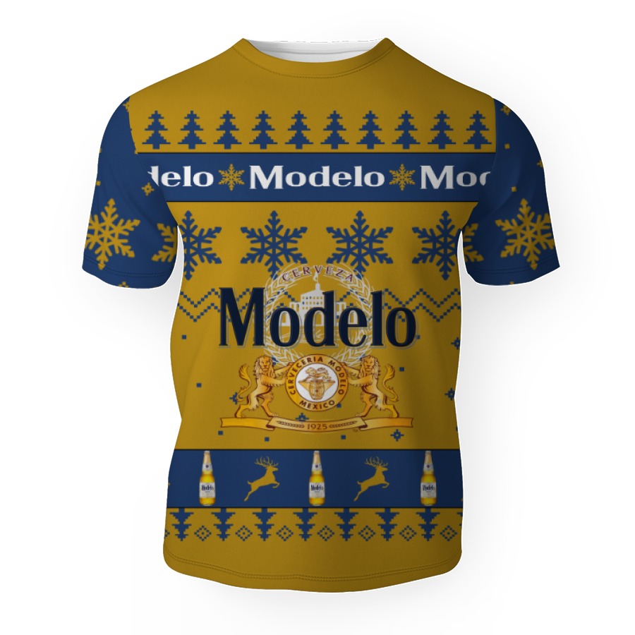 modelo merry christmas unisex gift fan 3d unisex t shirt 1 Modelo Merry Christmas Unisex Gift Fan-3D Unisex T-Shirt - Image 1