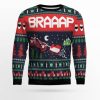 Motorbike Braaap Ugly Christmas Sweater - Image 1