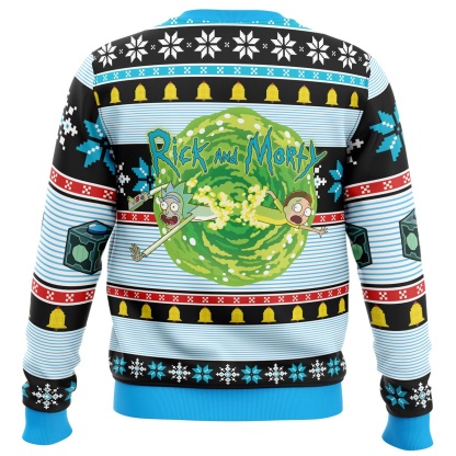mr meeseeks ugly christmas sweater holiday gift 2 Mr Meeseeks Ugly Christmas Sweater Holiday Gift - Image 2