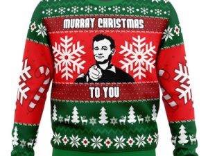 Murray Christmas Bill Murray Ugly Christmas Sweater - Image 1