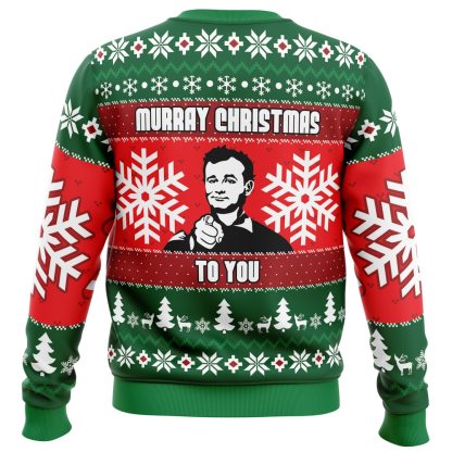 murray christmas bill murray ugly christmas sweater 2 Murray Christmas Bill Murray Ugly Christmas Sweater - Image 2