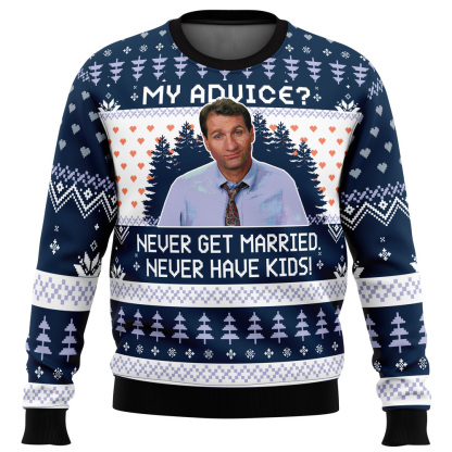 my advice married with children ugly christmas sweater 1 My Advice Married With Children Ugly Christmas Sweater - Image 1