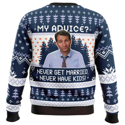 my advice married with children ugly christmas sweater 2 My Advice Married With Children Ugly Christmas Sweater - Image 2