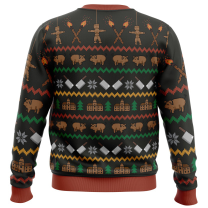 my roanoke christmas american horror story ugly christmas sweater 2 My Roanoke Christmas American Horror Story Ugly Christmas Sweater - Image 2