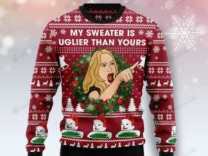 My Sweater Is Uglier Than Yours Ugly Christmas Sweater Mens - Image 1