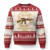 Nakatomi Plaza Christmas Party Ugly Christmas Sweater American Patriotic Gold - Image 1