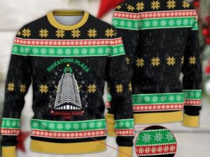 Nakatomi Plaza Die Hard Ugly Christmas Sweater Gift - Image 1