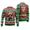 Nakatomi Plaza Green Funny Ugly Christmas Sweater - Image 1
