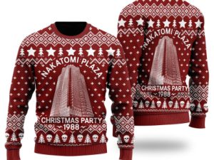 Nakatomi Plaza Ugly Christmas Sweater - Image 1