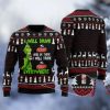 National Bohemian Grinch Will Drink Everywhere Ugly Christmas Sweater - Image 1