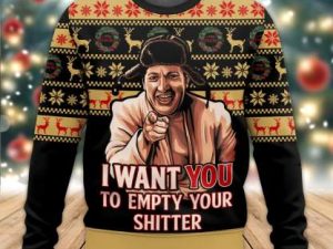 National Lampoons Christmas Vacation Funny Ugly Christmas Sweater - Image 1