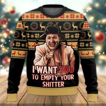 national lampoons christmas vacation funny ugly christmas sweater 1 National Lampoons Christmas Vacation Funny Ugly Christmas Sweater - Image 1