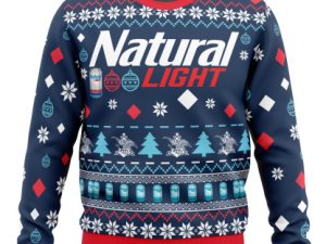 Natural Light Beer Ugly Christmas Sweater - Image 1