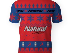 Natural Light Merry Christmas Unisex Gift Fan-3D Unisex T-Shirt - Image 1