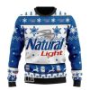 Natural Light Ugly Christmas Sweater Holiday Gift - Image 1
