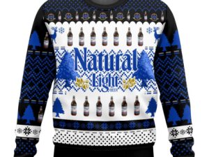 Natural Light Ugly Christmas Sweater Xmas Gift - Image 1