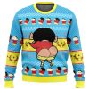 Naughty Shinnosuke Crayon Shin Chan Ugly Christmas Sweater - Image 1