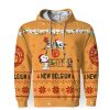 New Belgium Brewing American Merry Christmas, Snoopy House Cute Fan Gift-3D Unisex Hoodie - Image 1