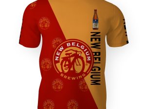 New Belgium Brewing And Pattern Logo-3D Unisex T-Shirt - Image 1