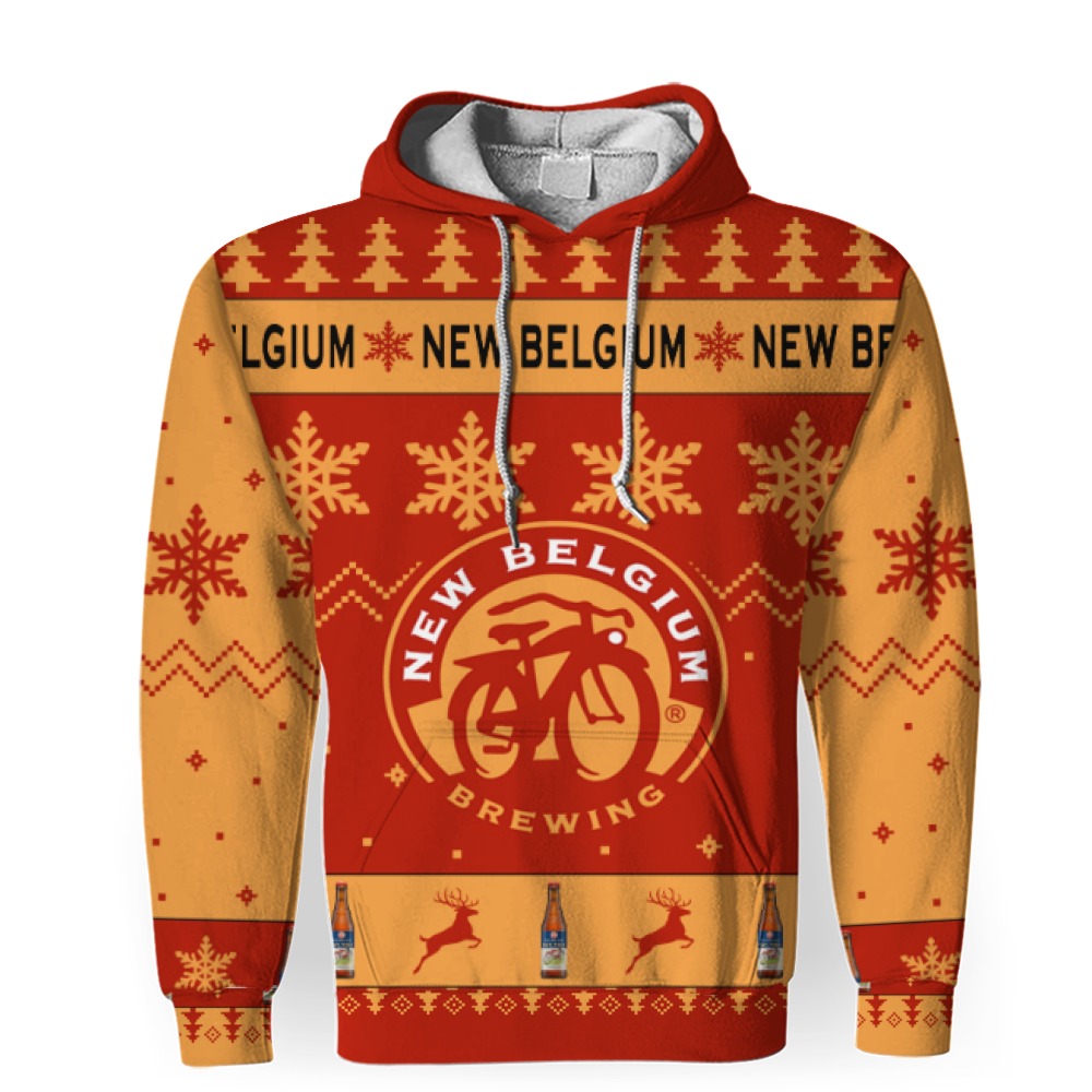 new belgium brewing merry christmas unisex gift fan 3d unisex hoodie 1 New Belgium Brewing Merry Christmas Unisex Gift Fan-3D Unisex Hoodie - Image 1