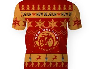 New Belgium Brewing Merry Christmas Unisex Gift Fan-3D Unisex T-Shirt - Image 1