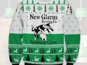 New Glarus Spotted Ugly Christmas Sweater - Image 1