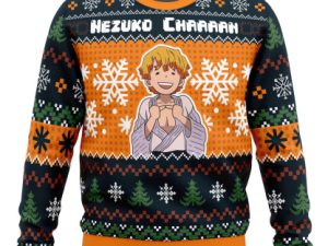 Nezuko Chaaaan Demon Slayer Ugly Christmas Sweater - Image 1