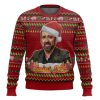 Nicolas Cage Jolly Old Saint Nic Ugly Christmas Sweater - Image 1