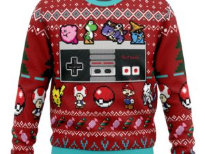 Nintendo Controller Ugly Christmas Sweater - Image 1