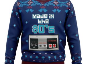 Nintendo Made In The 80S Ugly Christmas Sweater - Image 1