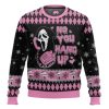 No You Hang Up Ghostface Ugly Christmas Sweater - Image 1