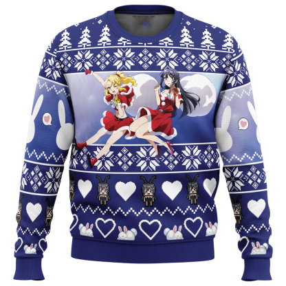 nodoka mai rascal does not dream of bunny girl senpai ugly christmas sweater 1 Nodoka Mai Rascal Does Not Dream Of Bunny Girl Senpai Ugly Christmas Sweater - Image 1