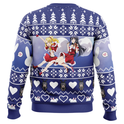 nodoka mai rascal does not dream of bunny girl senpai ugly christmas sweater 2 Nodoka Mai Rascal Does Not Dream Of Bunny Girl Senpai Ugly Christmas Sweater - Image 2