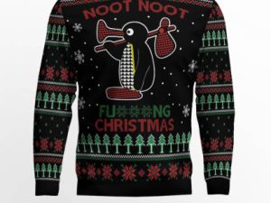 Noot Noot Penguin Ugly Christmas Sweater - Image 1