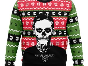 Normal Sweaters Scare Me American Horror Story Ugly Christmas Sweater - Image 1