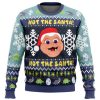 Not The Santa Dinosaurs Ugly Christmas Sweater - Image 1
