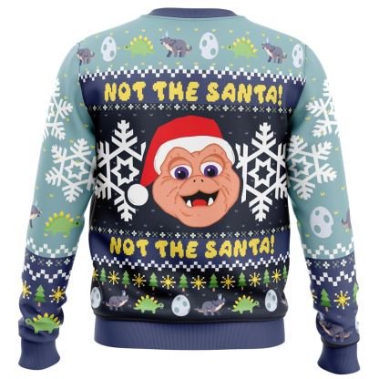 not the santa dinosaurs ugly christmas sweater 2 Not The Santa Dinosaurs Ugly Christmas Sweater - Image 2
