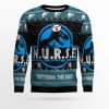 Nurse T Rex Ugly Christmas Sweater - Image 1