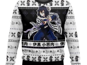 Obanai Demon Slayer Ugly Christmas Sweater - Image 1