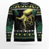 Octopus Cool Ugly Christmas Sweater Present - Image 1