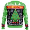 Oh Chemist Tree Science Ugly Christmas Sweater - Image 2