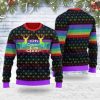 Oh Deer Im Qeer Lgbt Ugly Christmas Sweater - Image 1