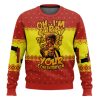 Oh Im Sorry Did I Break Your Concentration Pulp Fiction Ugly Christmas Sweater - Image 1