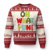 Oh What Fun Xmas Candy Cane Ugly Christmas Sweater - Image 1