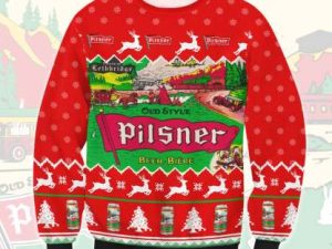 Old Style Pilsner Ugly Christmas Sweater - Image 1