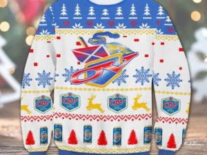 Old Vienna Beer Ugly Christmas Sweater - Image 1