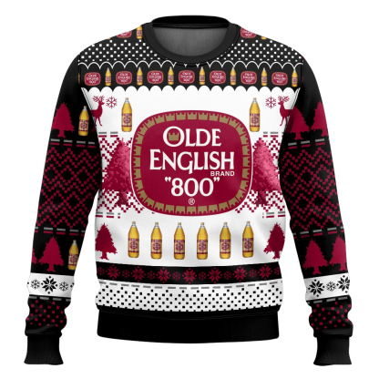 olde english 800 ugly christmas sweater 1 Olde English 800 Ugly Christmas Sweater - Image 1